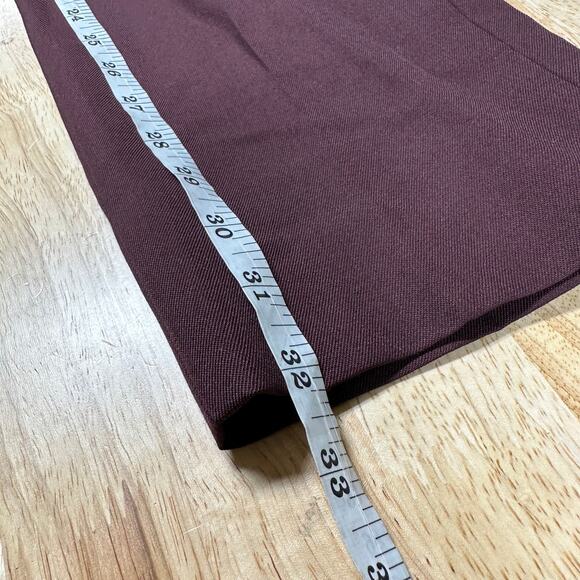 Valentino Spa NWOT Men's Burgundy Size 30 Dress Pants Made in Italy - Picture 9 of 9